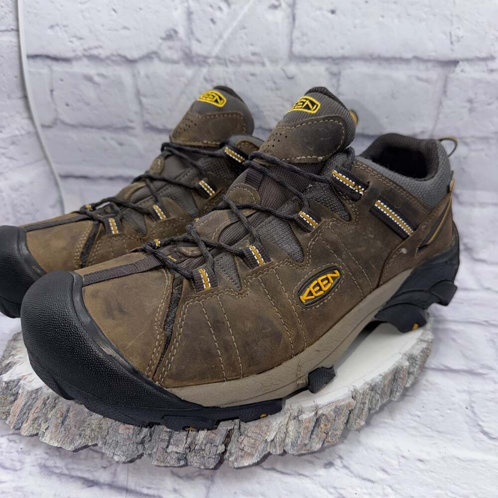 Keen Targhee II Waterproof Hiking Shoes Mens Size 14 Brown Leather - Picture 3 of 12